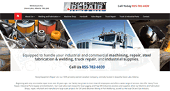 Desktop Screenshot of heavyequipmentrepair.ca